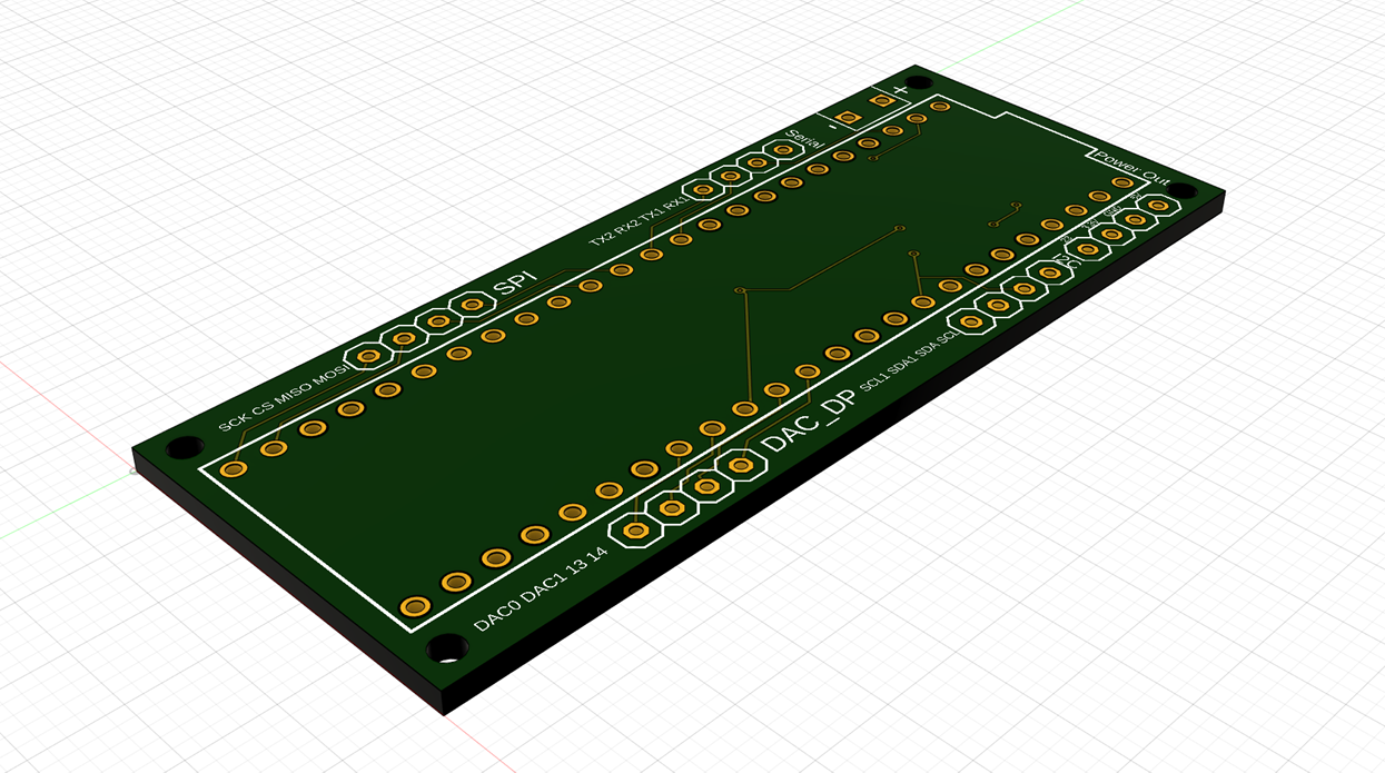 PCB 3D View Back